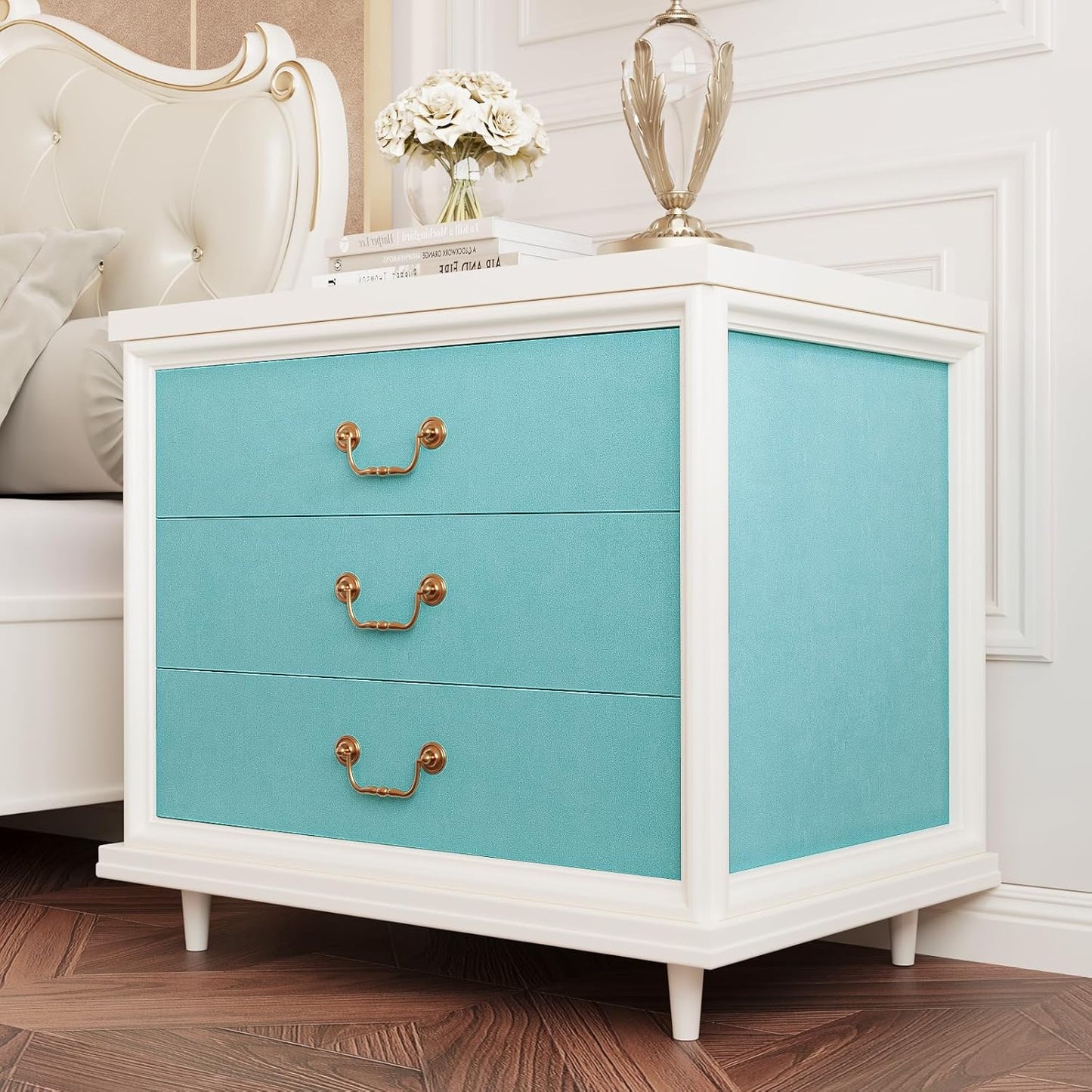 VaryPaper Aqua Blue Velvet Wallpaper
