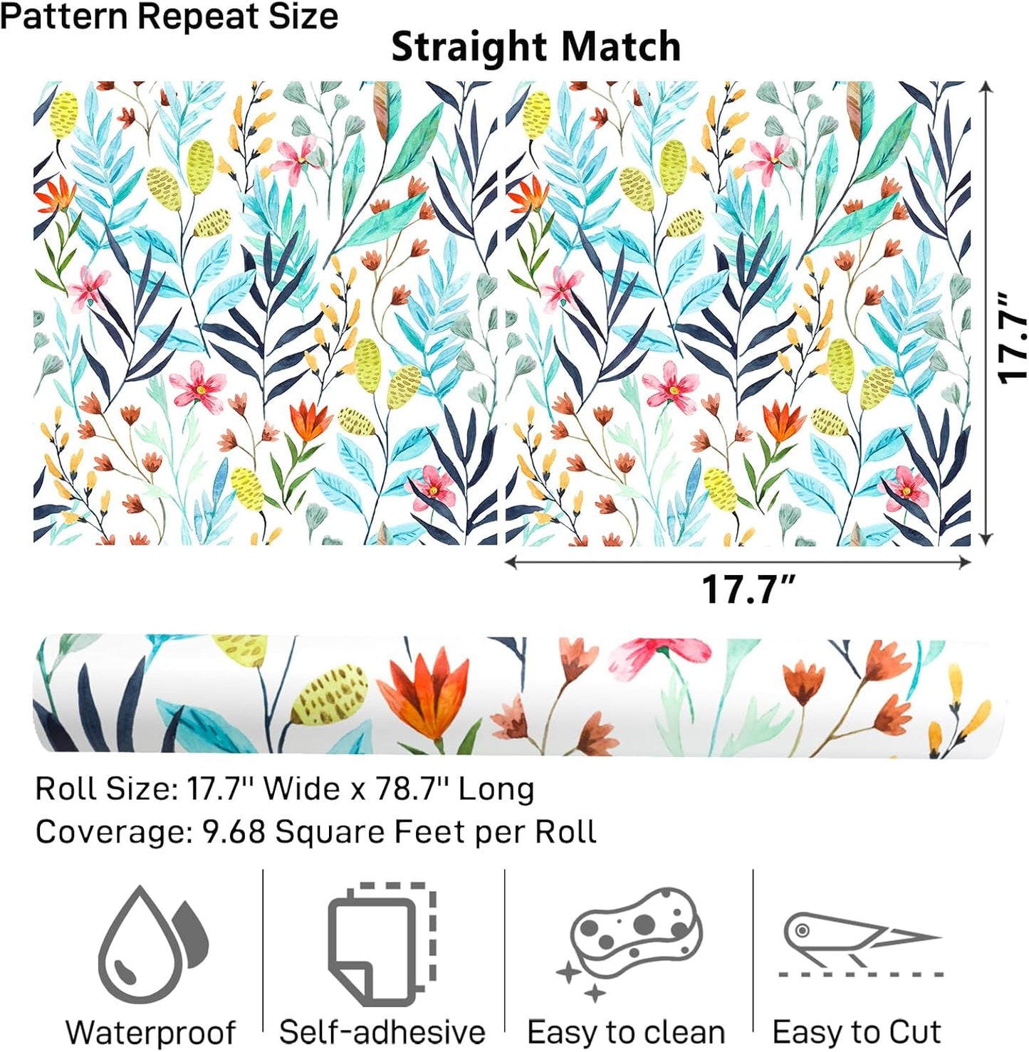 VaryPaper Rustic Leaf Floral Wallpaper