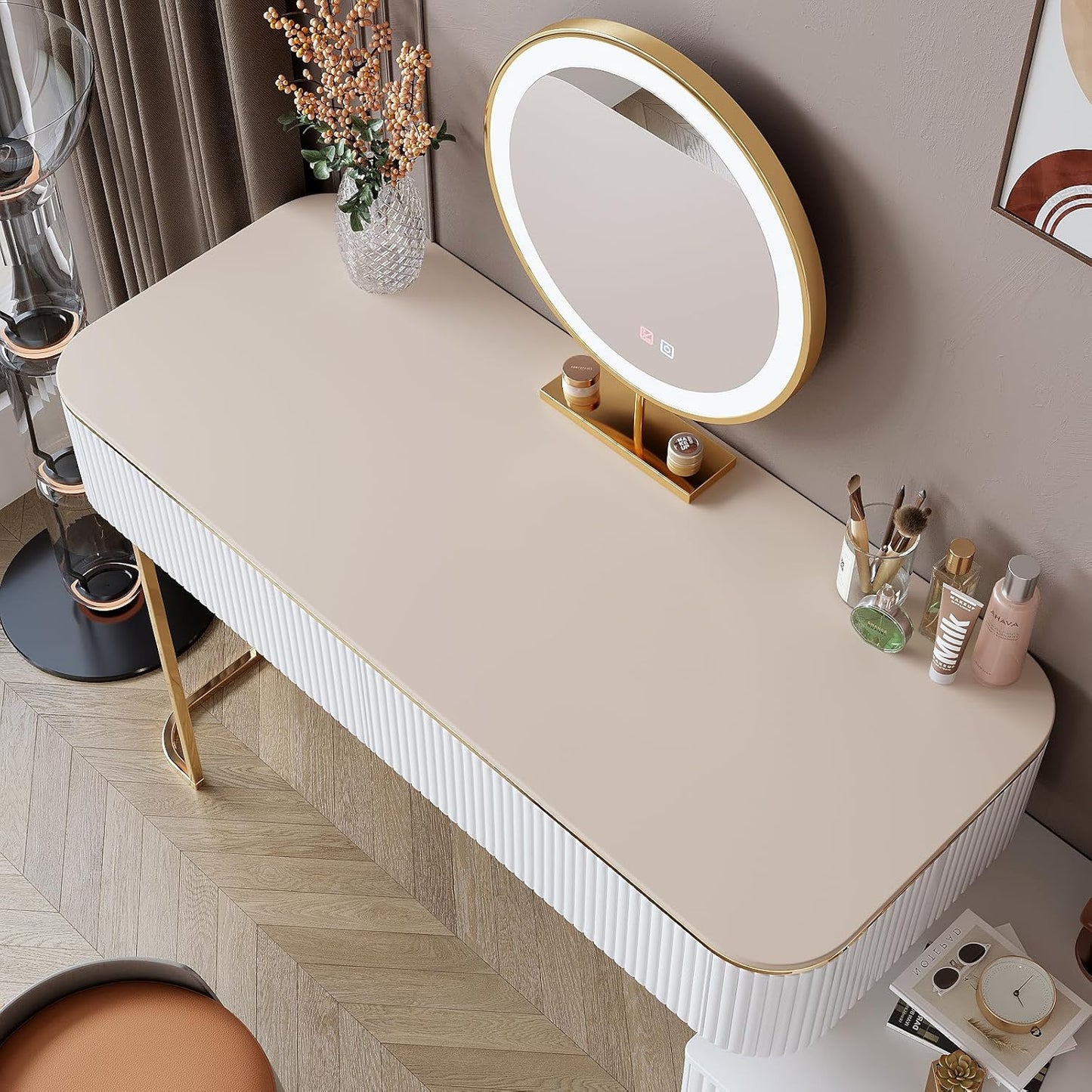 VaryPaper Matte Light Brown Contact Paper Skin-friendly