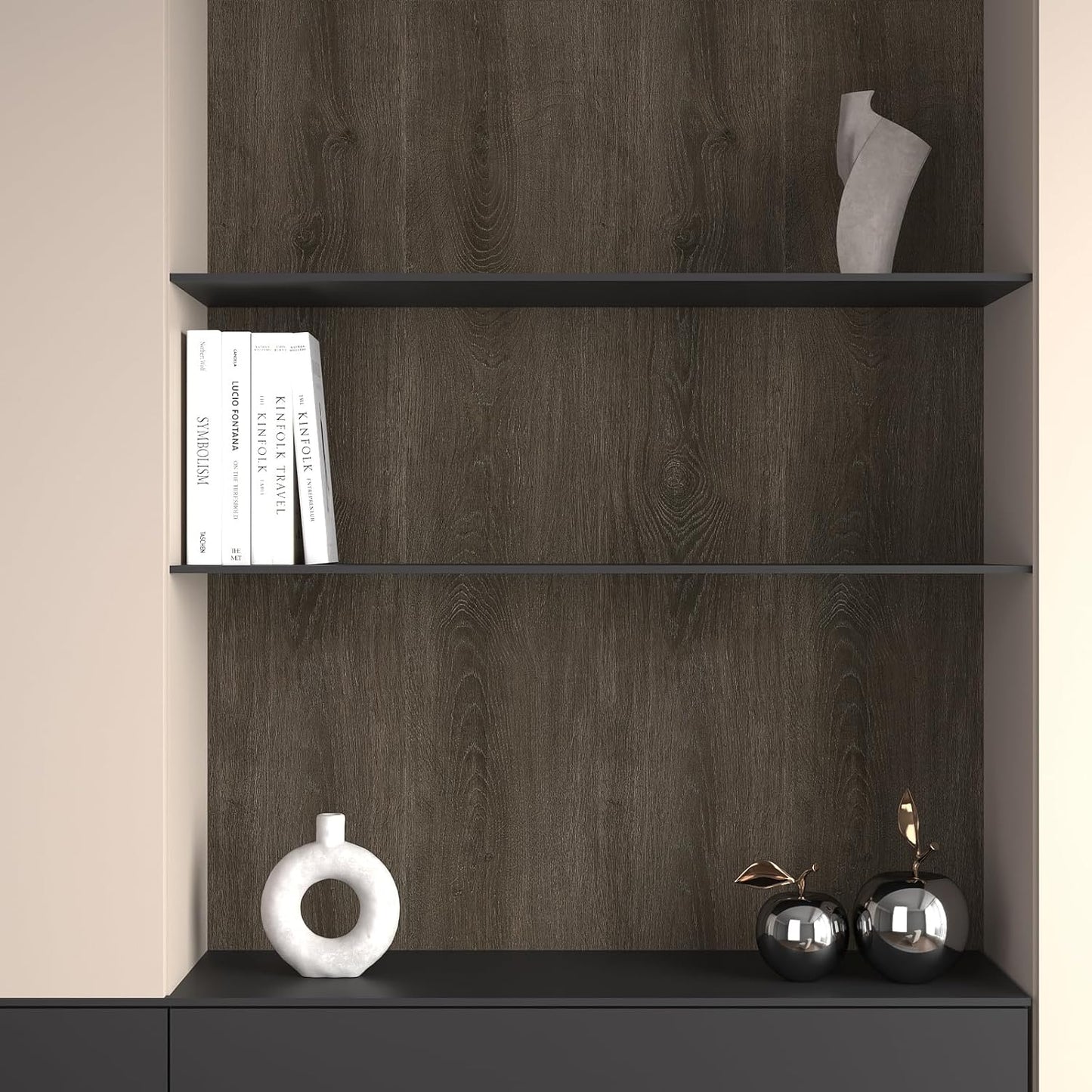 VaryPaper Cedar Brown Wood Contact Paper