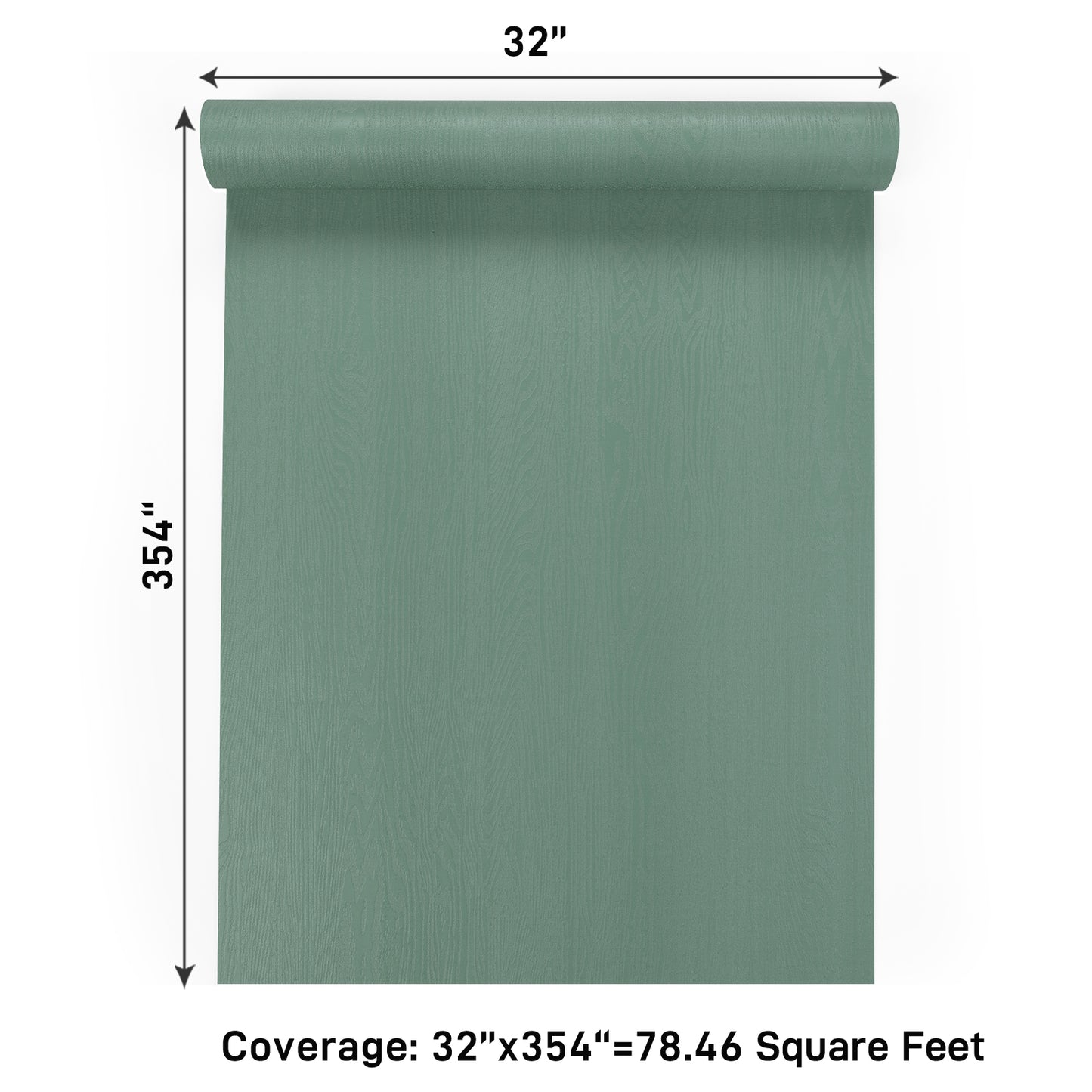 VaryPaper Rustic Green Wood Contact Paper