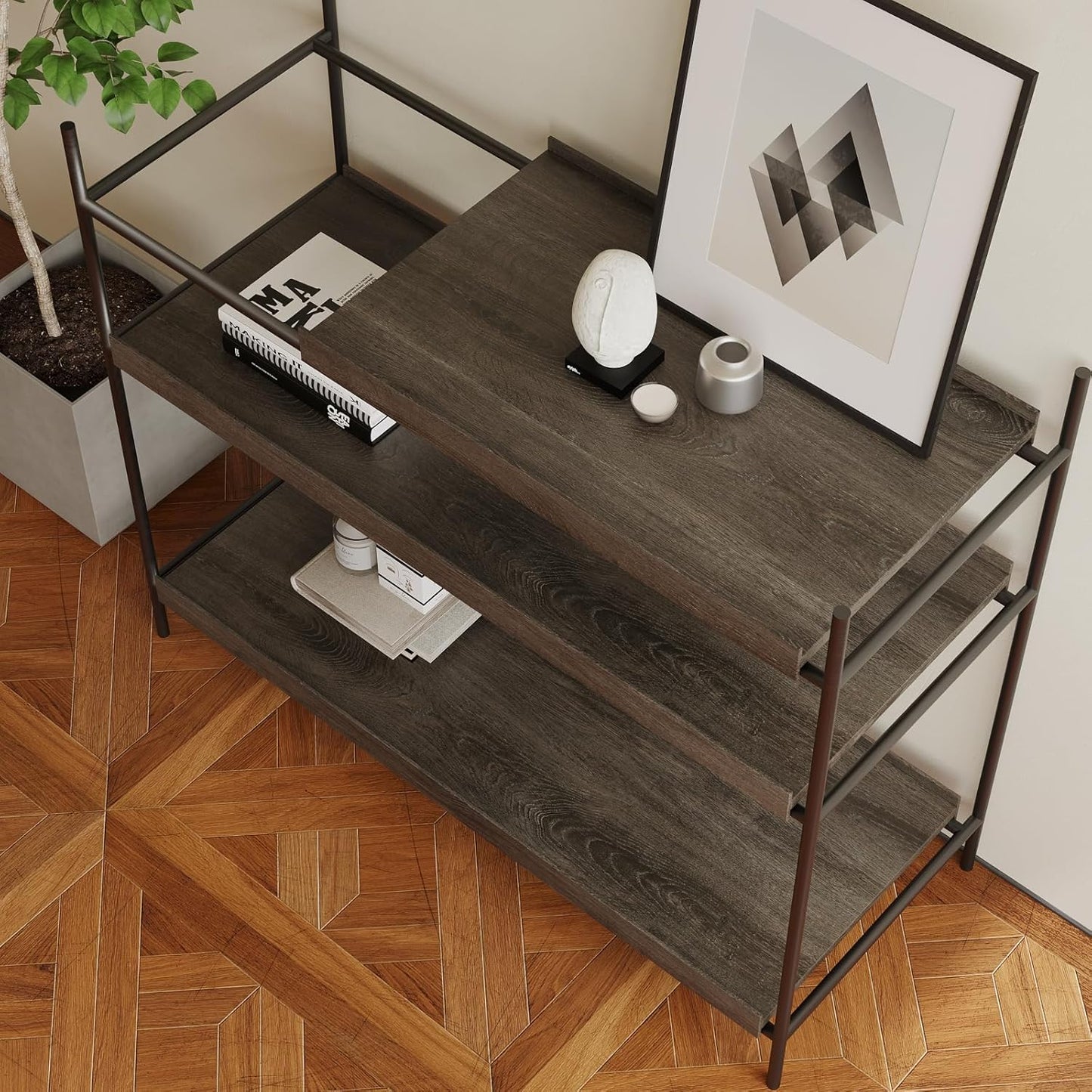 VaryPaper Cedar Brown Wood Contact Paper