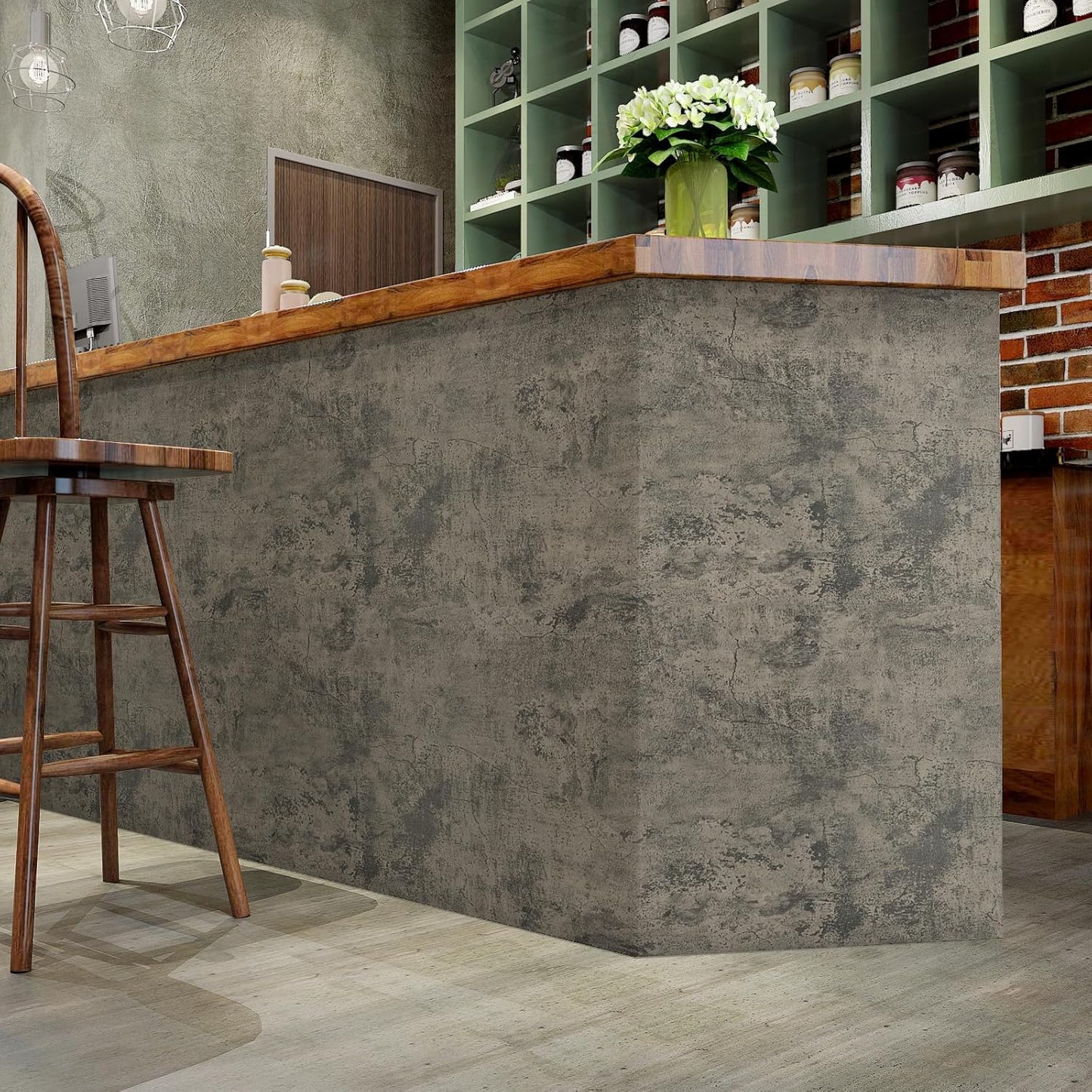 VaryPaper Thick Weathered Concrete Wallpaper