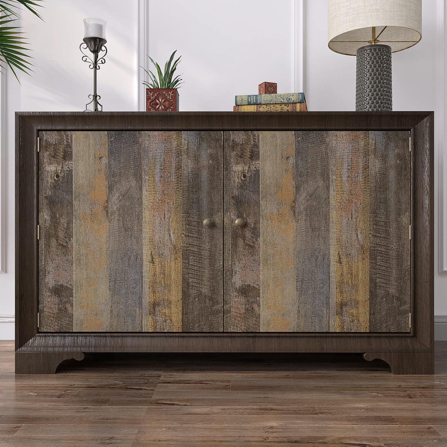 VaryPaper Brown Wood Shiplap Wood Wallpaper