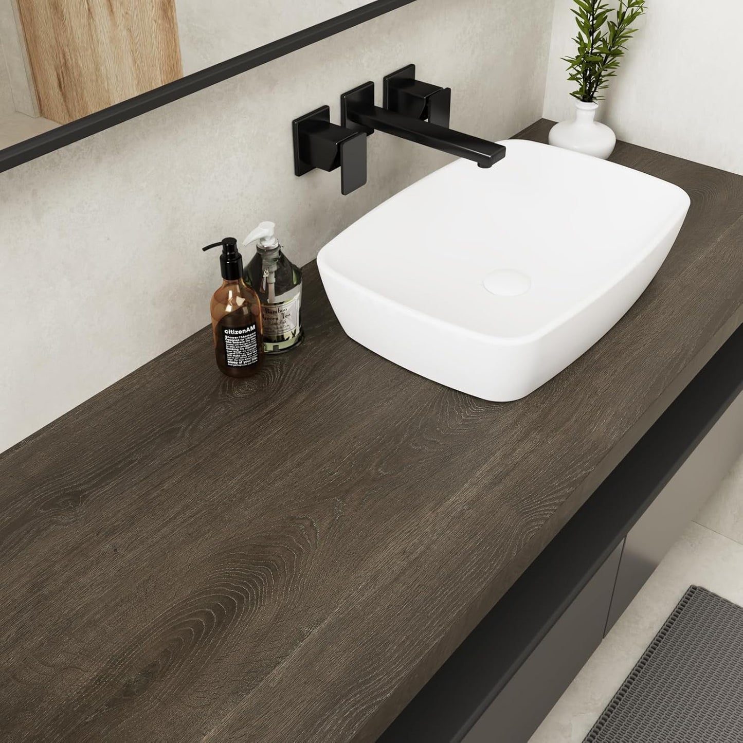 VaryPaper Cedar Brown Wood Contact Paper