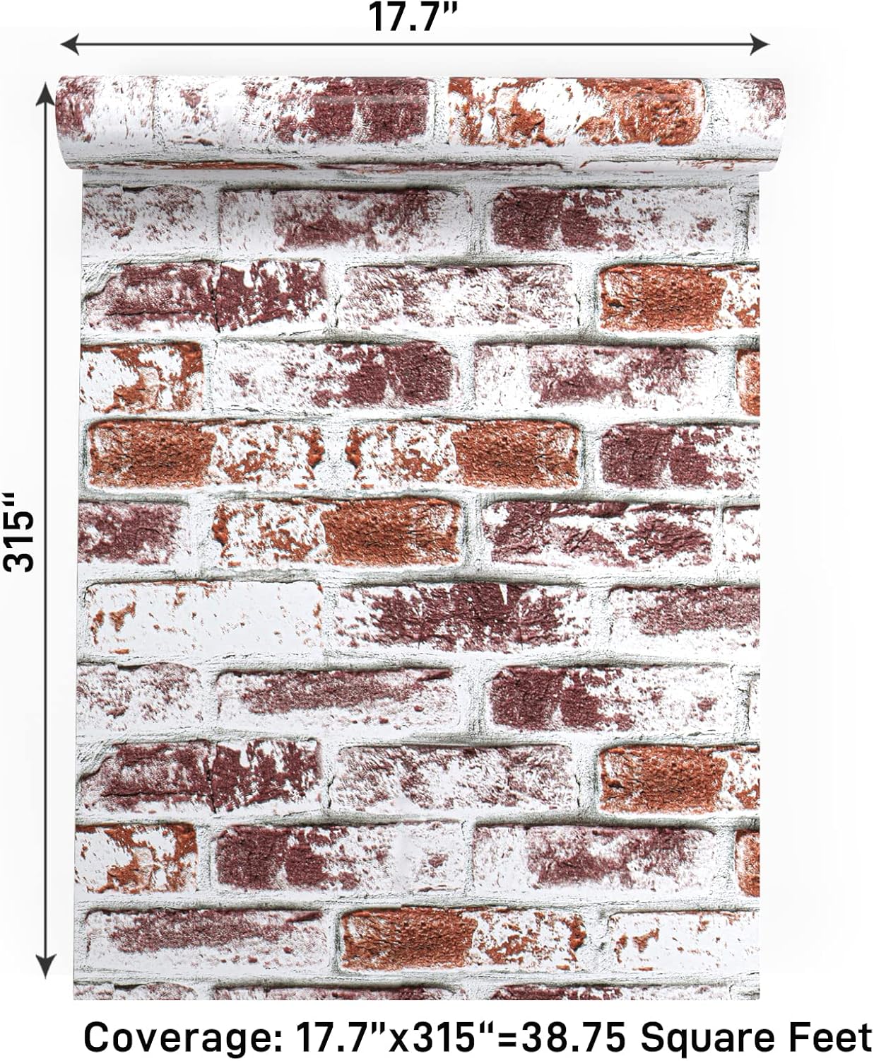 VaryPaper Rustic Red Brick Wallpaper