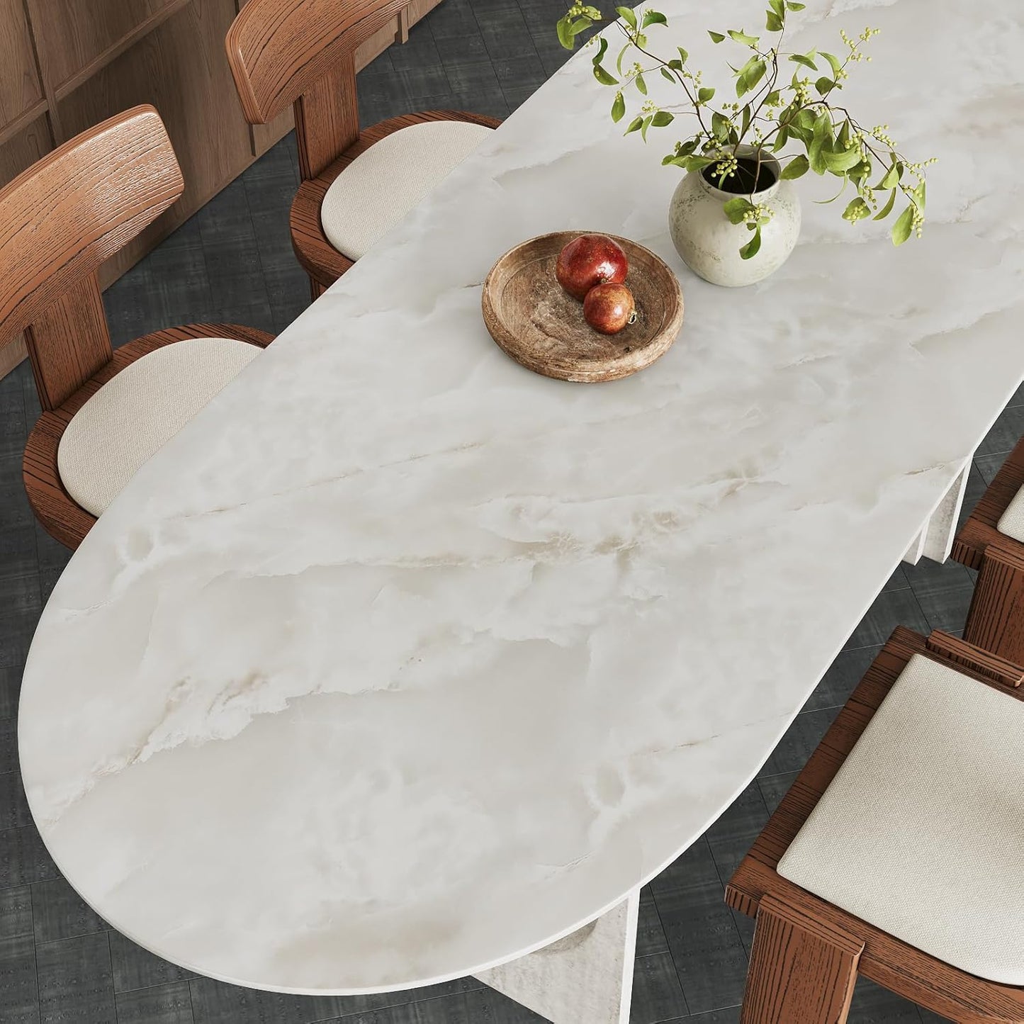 VaryPaper Matte Cream Marble Contact Paper