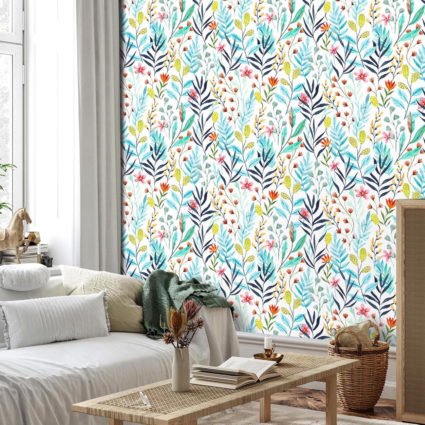 VaryPaper Rustic Leaf Floral Wallpaper