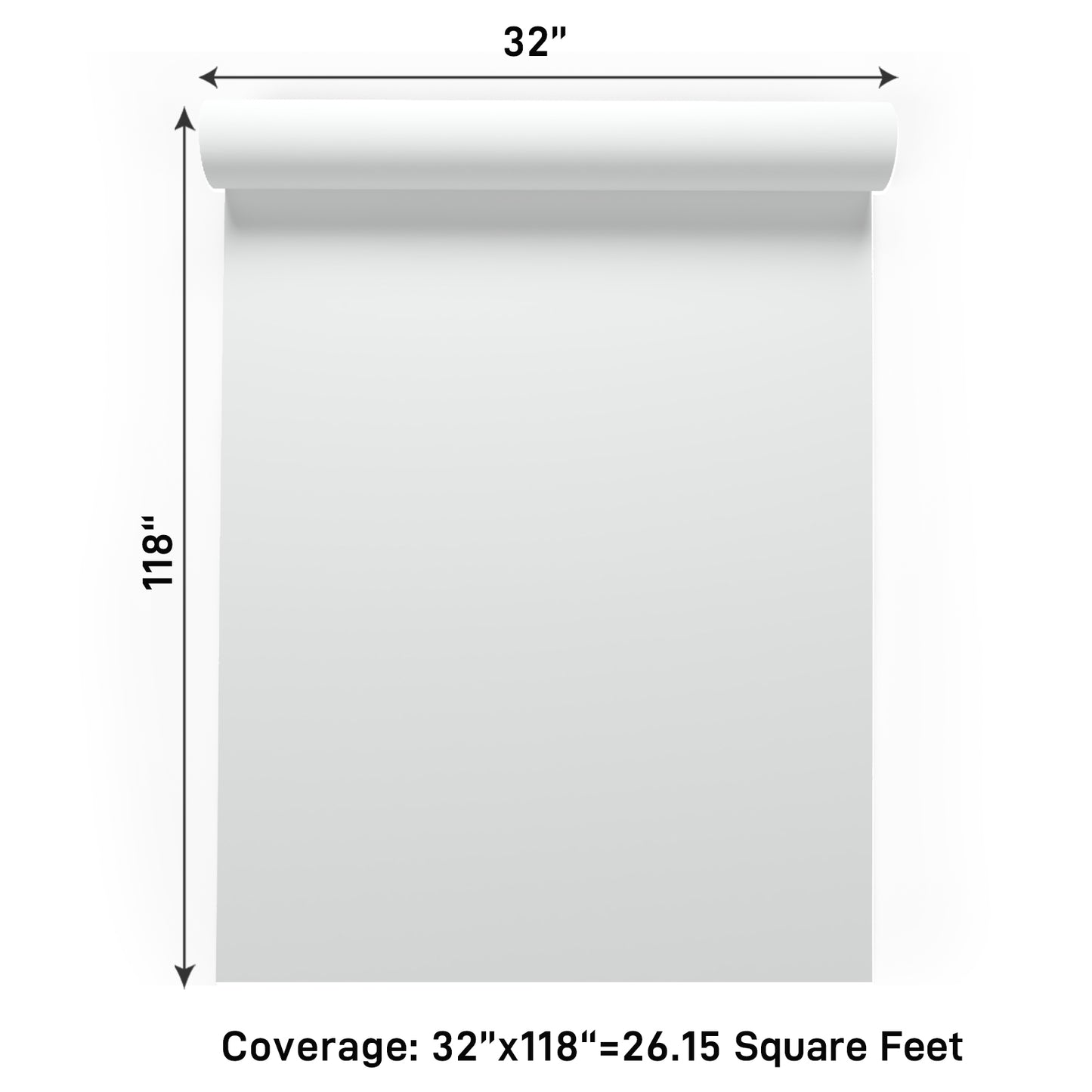 VaryPaper Matte White Contact Paper Skin-friendly
