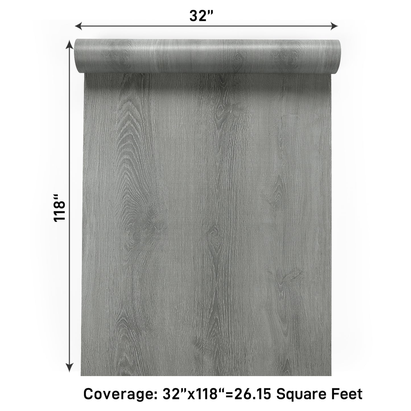 VaryPaper Rustic Grey Wood Contact Paper