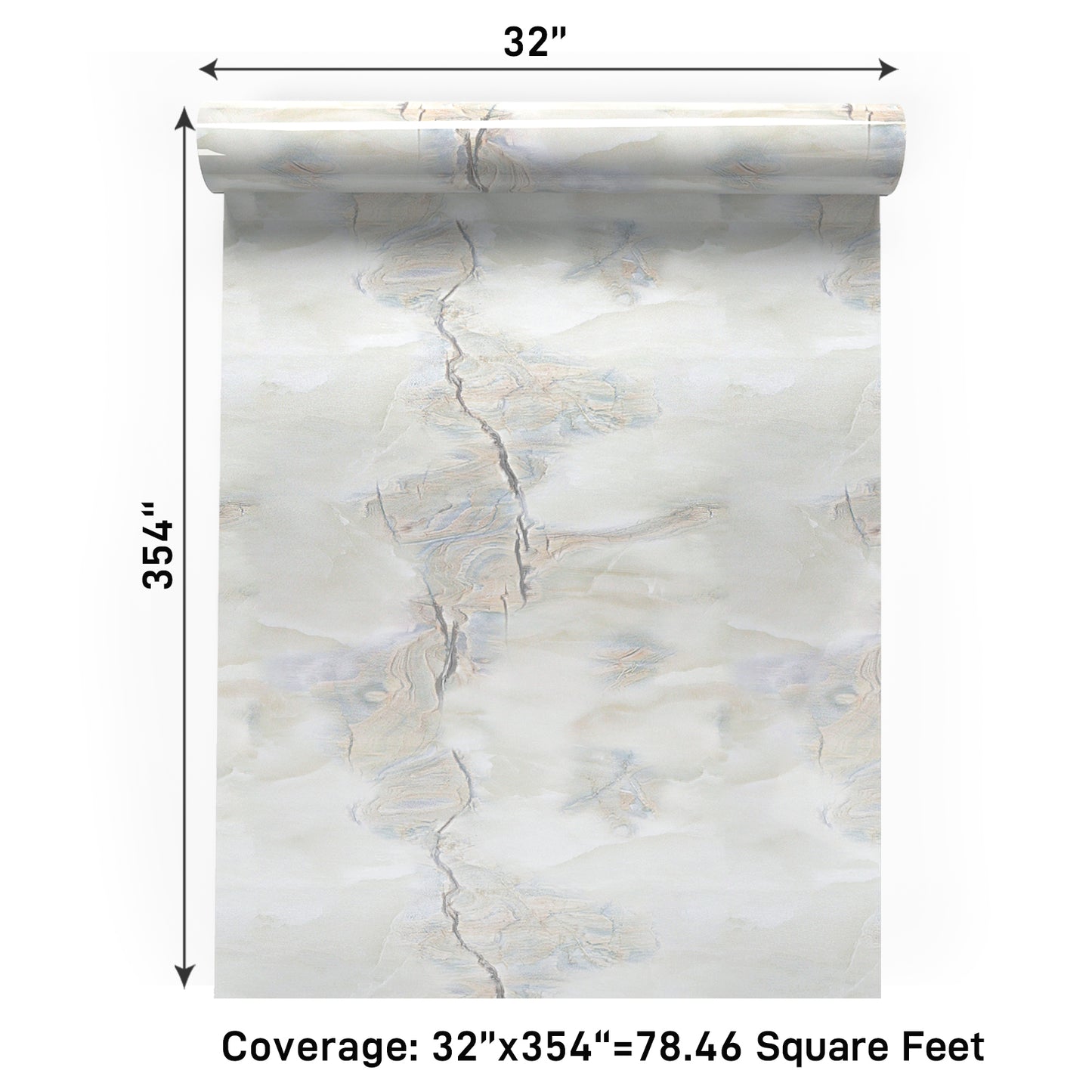 VaryPaper Grey White Marble Contact Paper