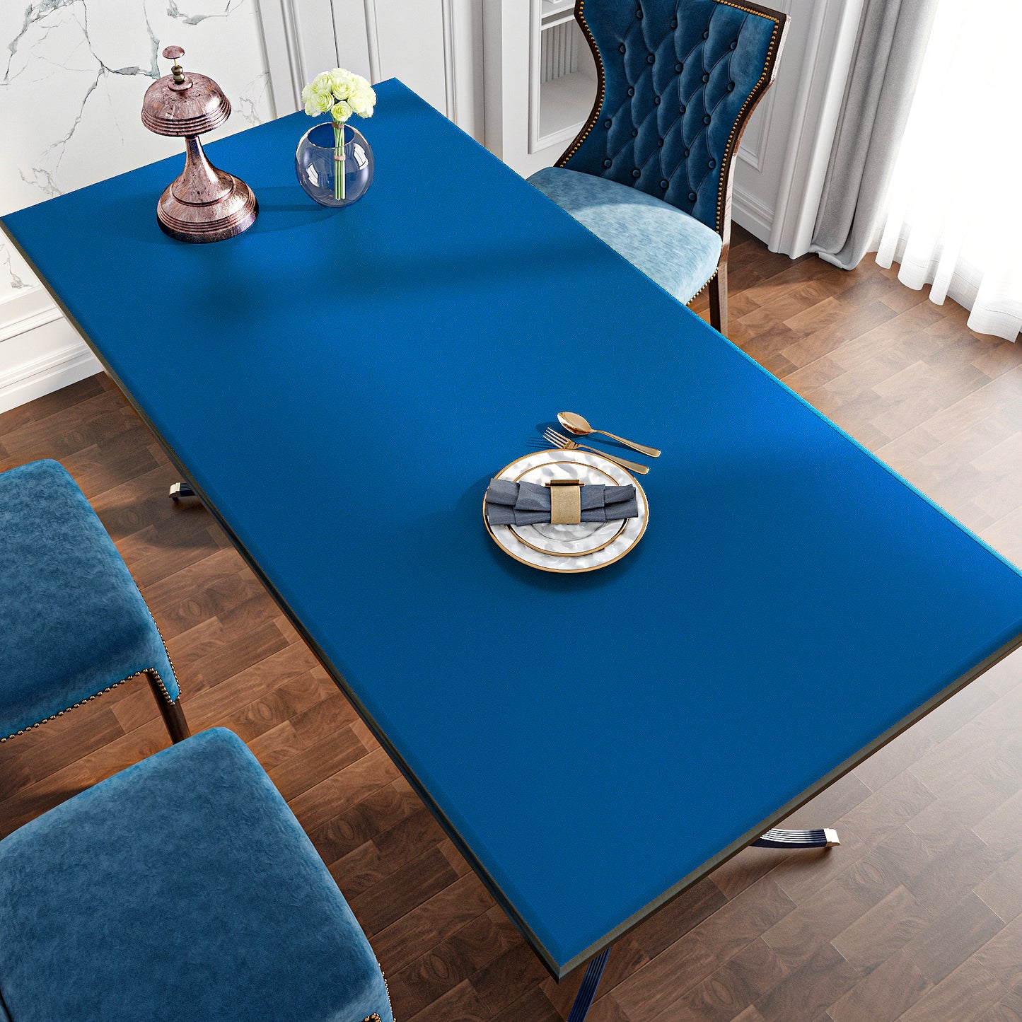 VaryPaper Thick Royal Blue Peel and Stick Wallpaper