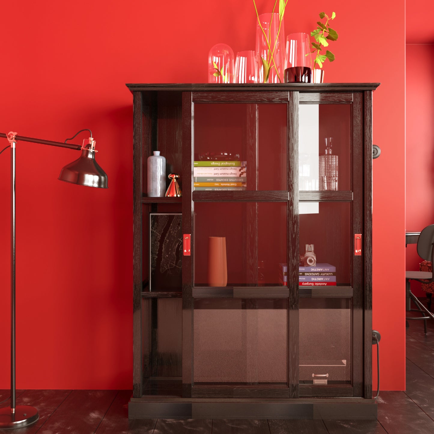 VaryPaper Thick Red Peel and Stick Wallpaper