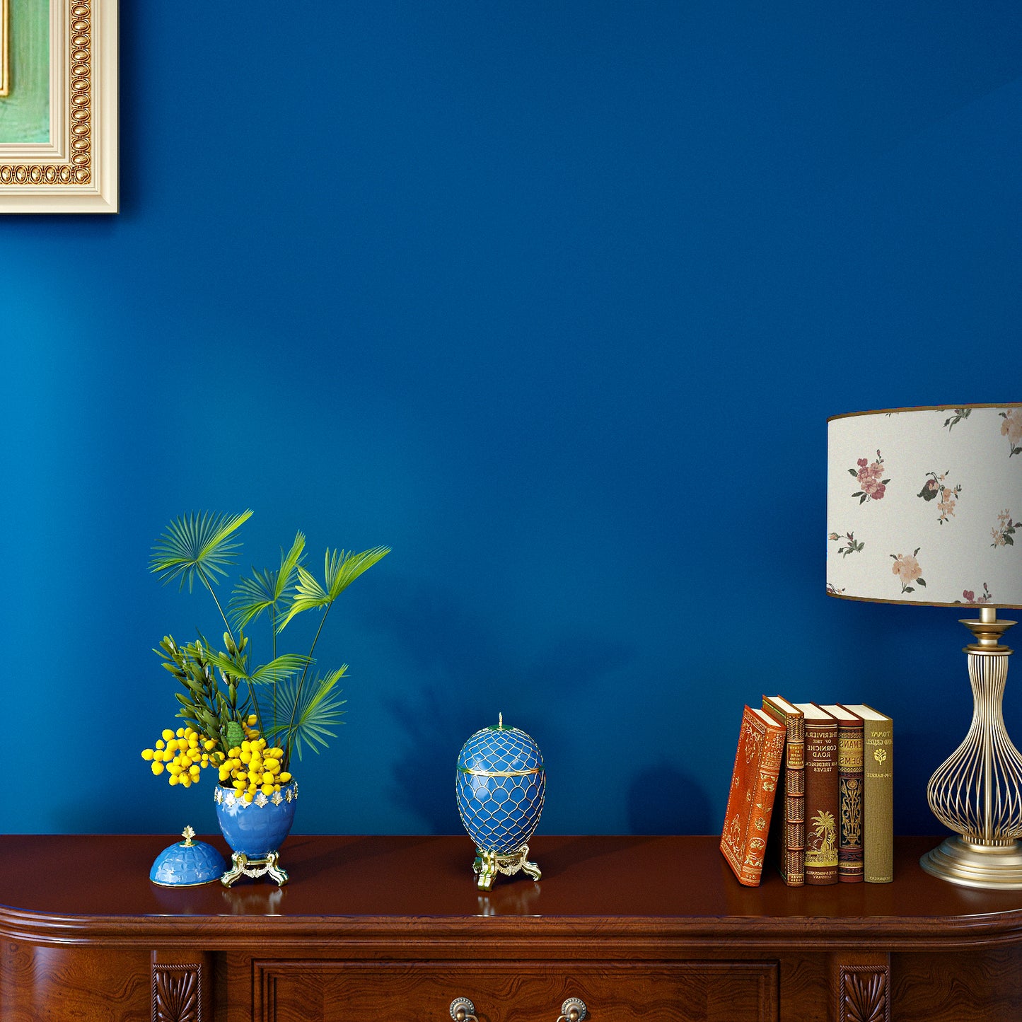 VaryPaper Thick Royal Blue Peel and Stick Wallpaper