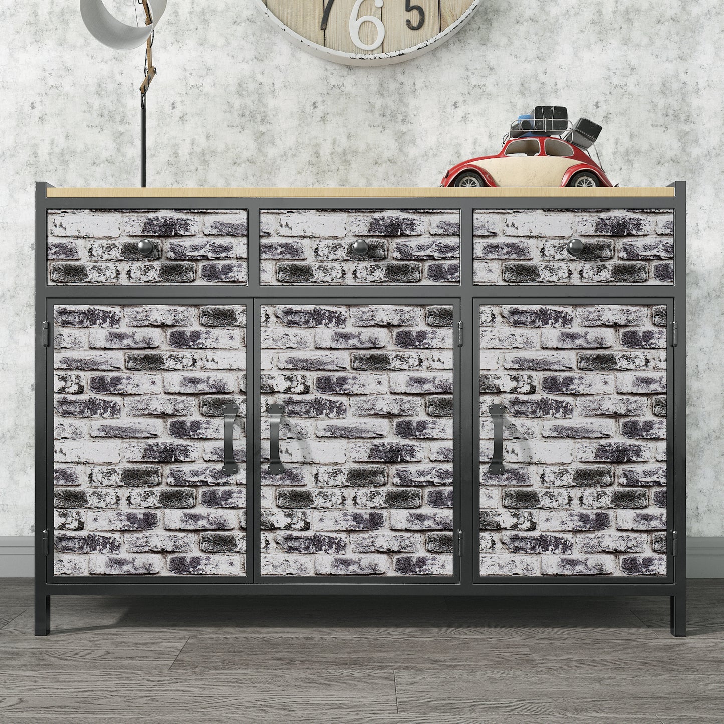 VaryPaper Grey Brick Wallpaper