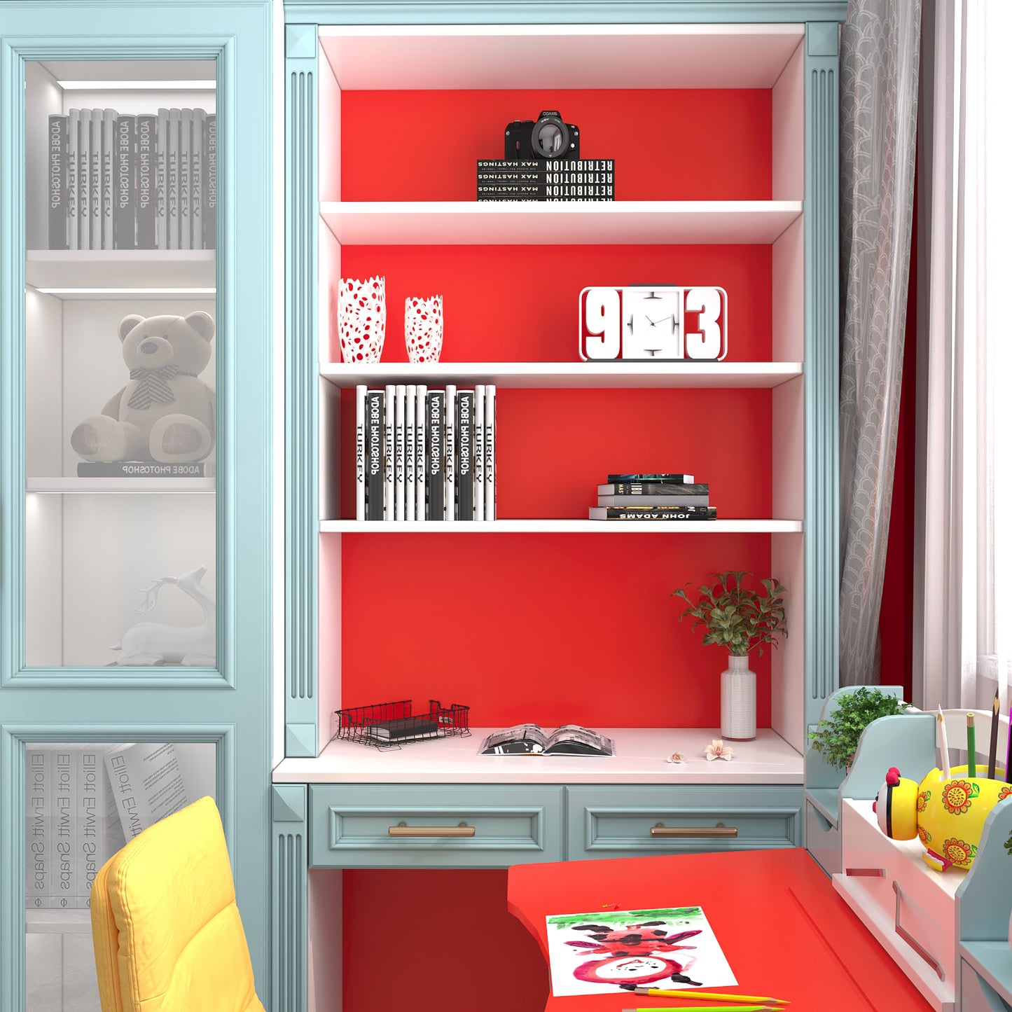VaryPaper Thick Red Peel and Stick Wallpaper