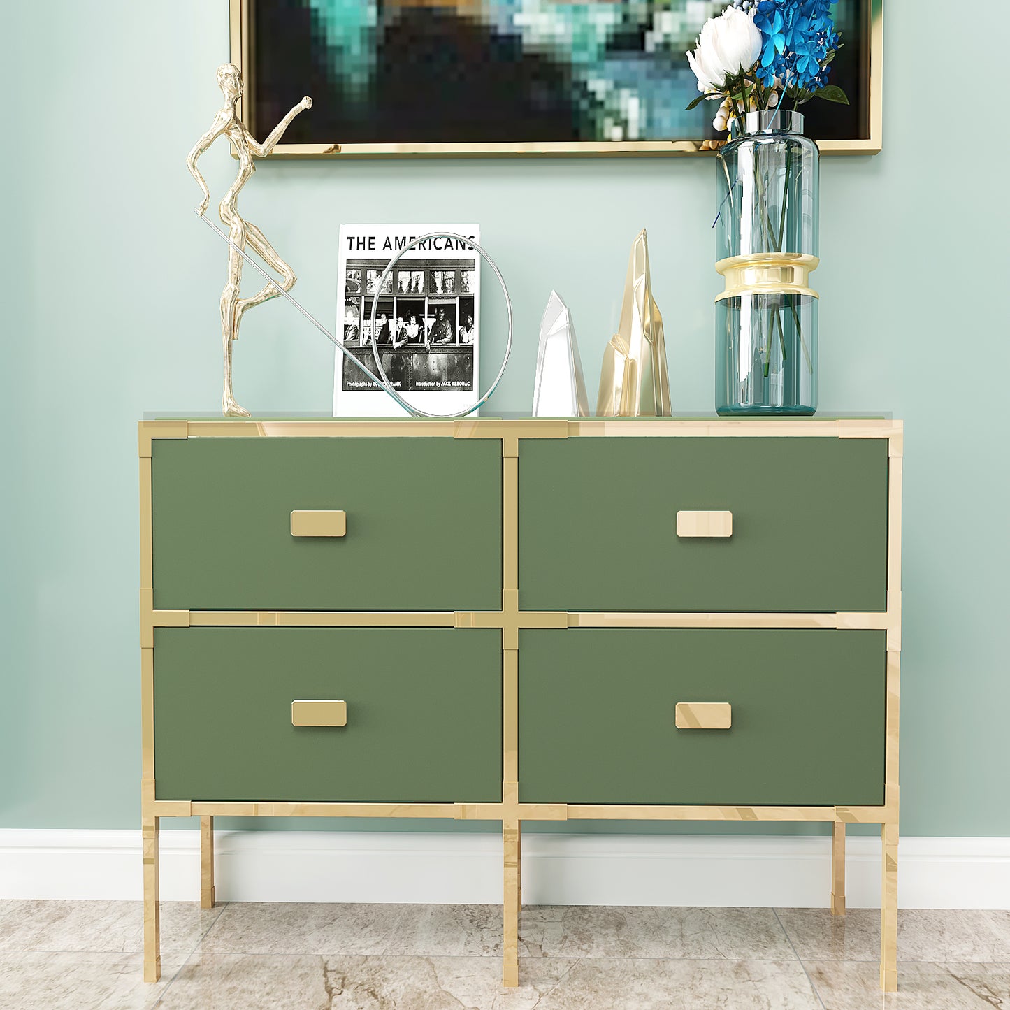 VaryPaper Thick Sage Green Peel and Stick Wallpaper