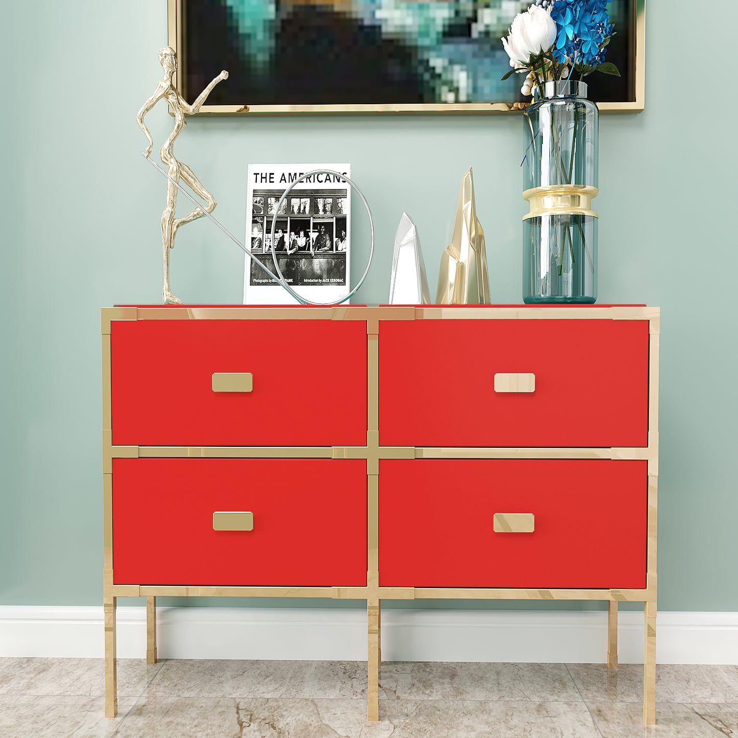 VaryPaper Thick Red Peel and Stick Wallpaper