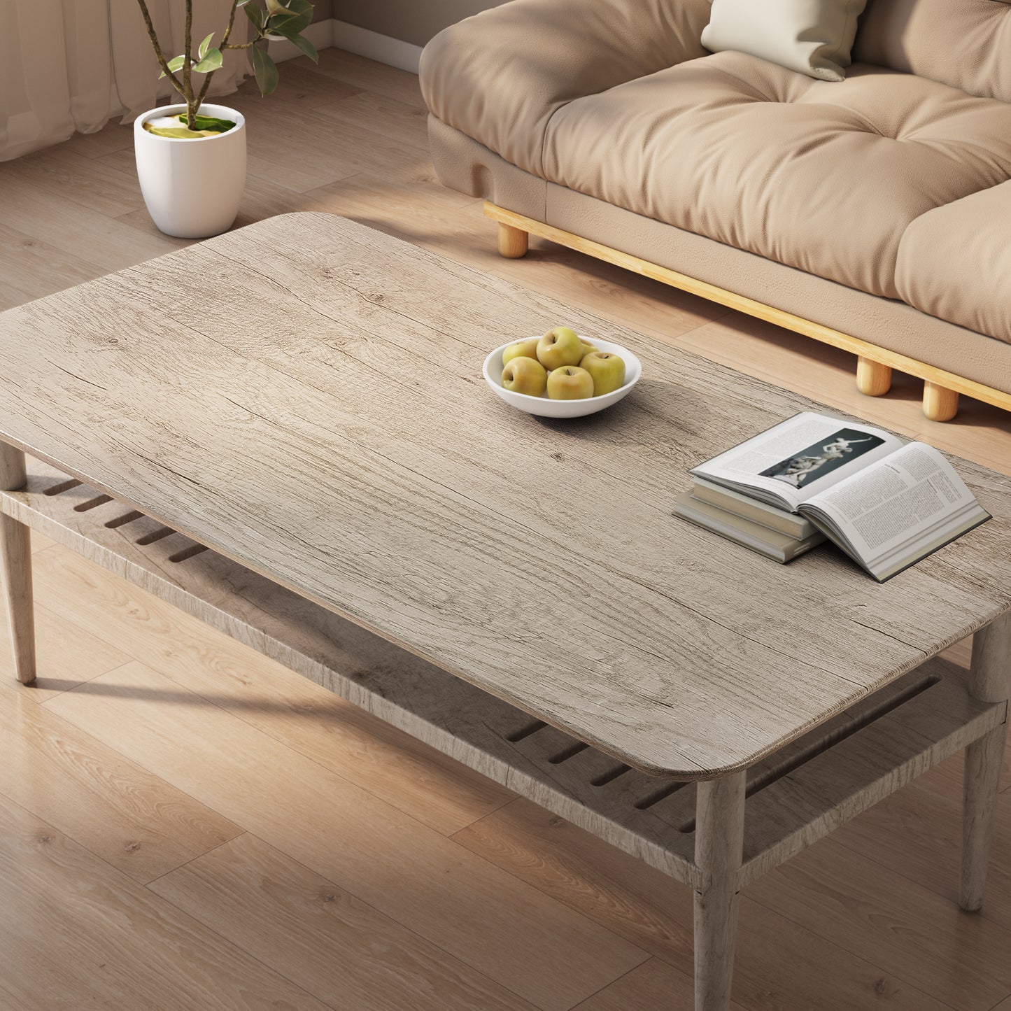 VaryPaper Rustic Light Wood Contact Paper