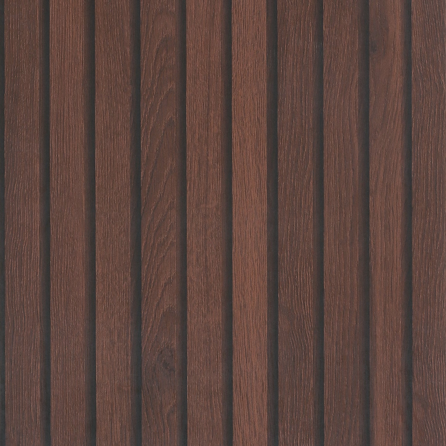 VaryPaper Dark Brown Wood Slat Wallpaper
