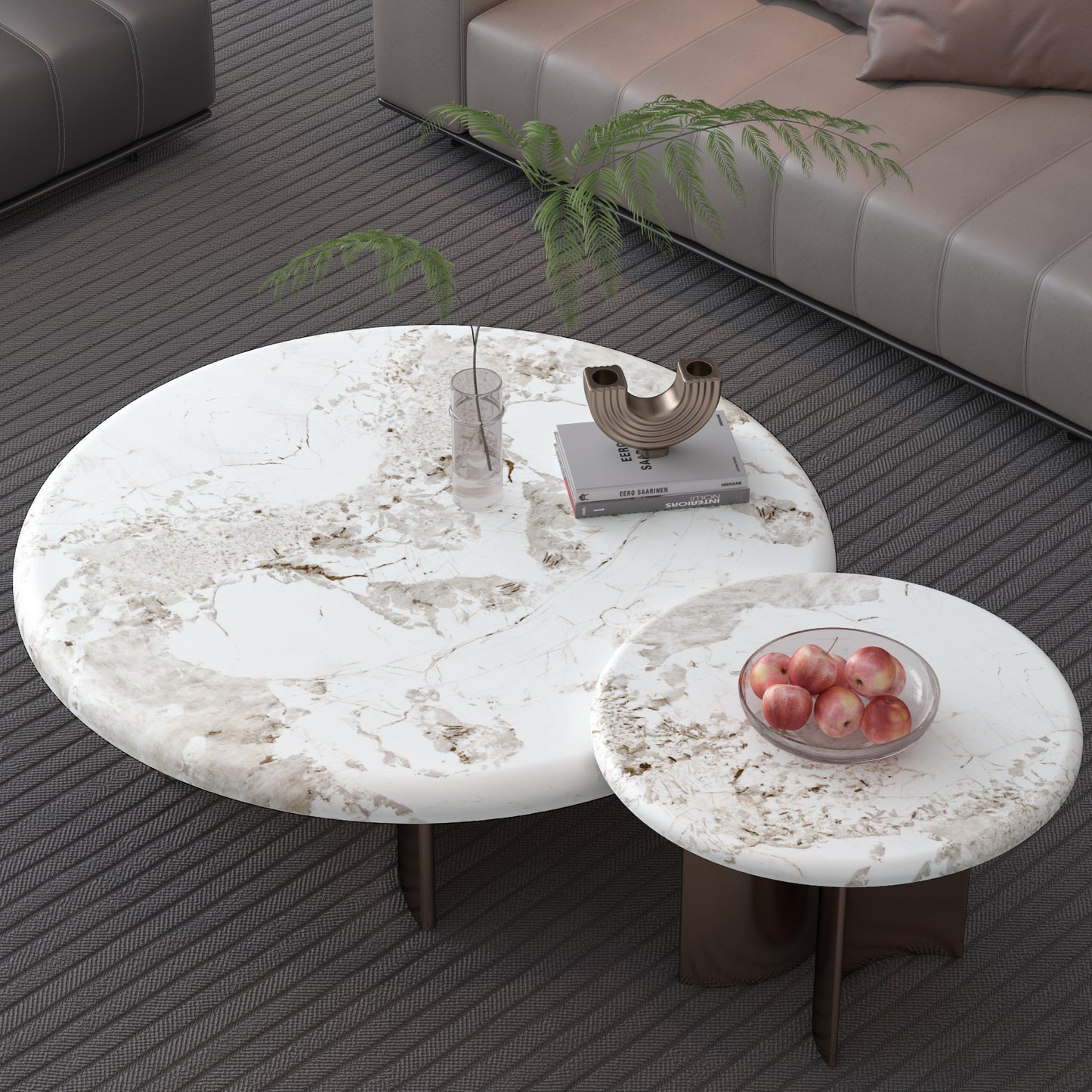 VaryPaper Light Brown Marble Contact Paper