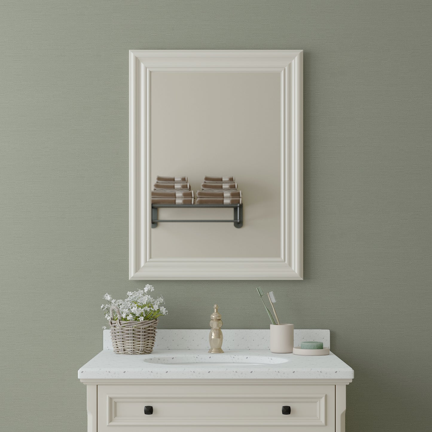 VaryPaper Light Sage Green Grasscloth Wallpaper