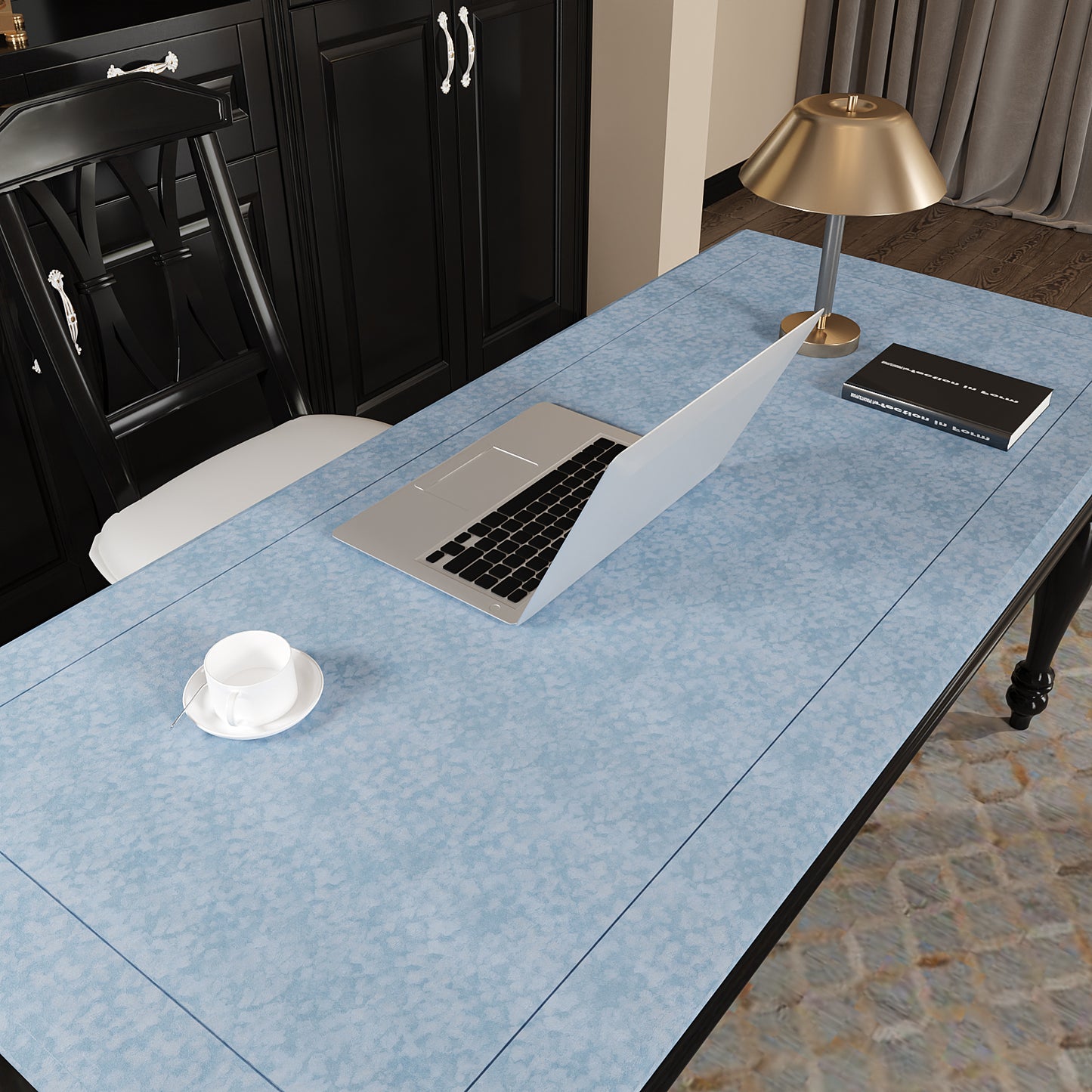 VaryPaper Light Blue Velvet Wallpaper