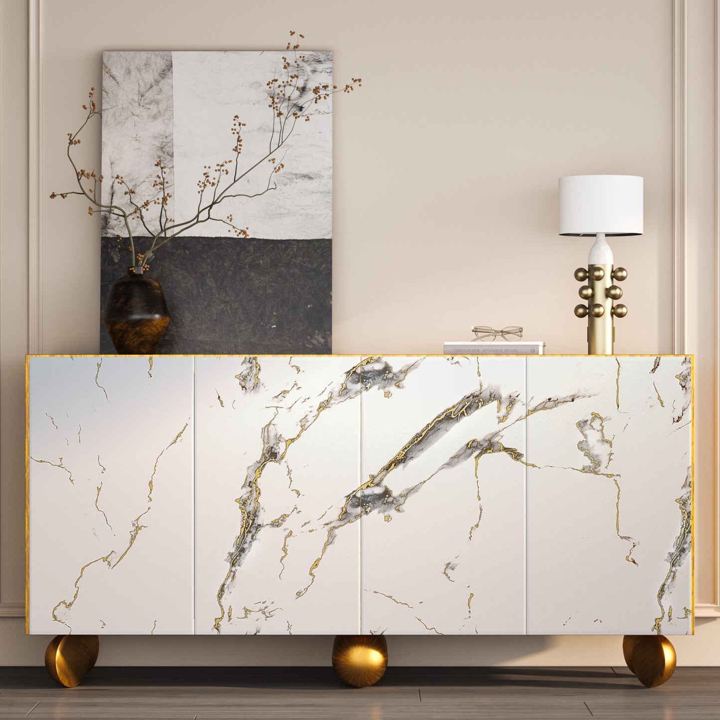 VaryPaper Matte White Marble Contact Paper