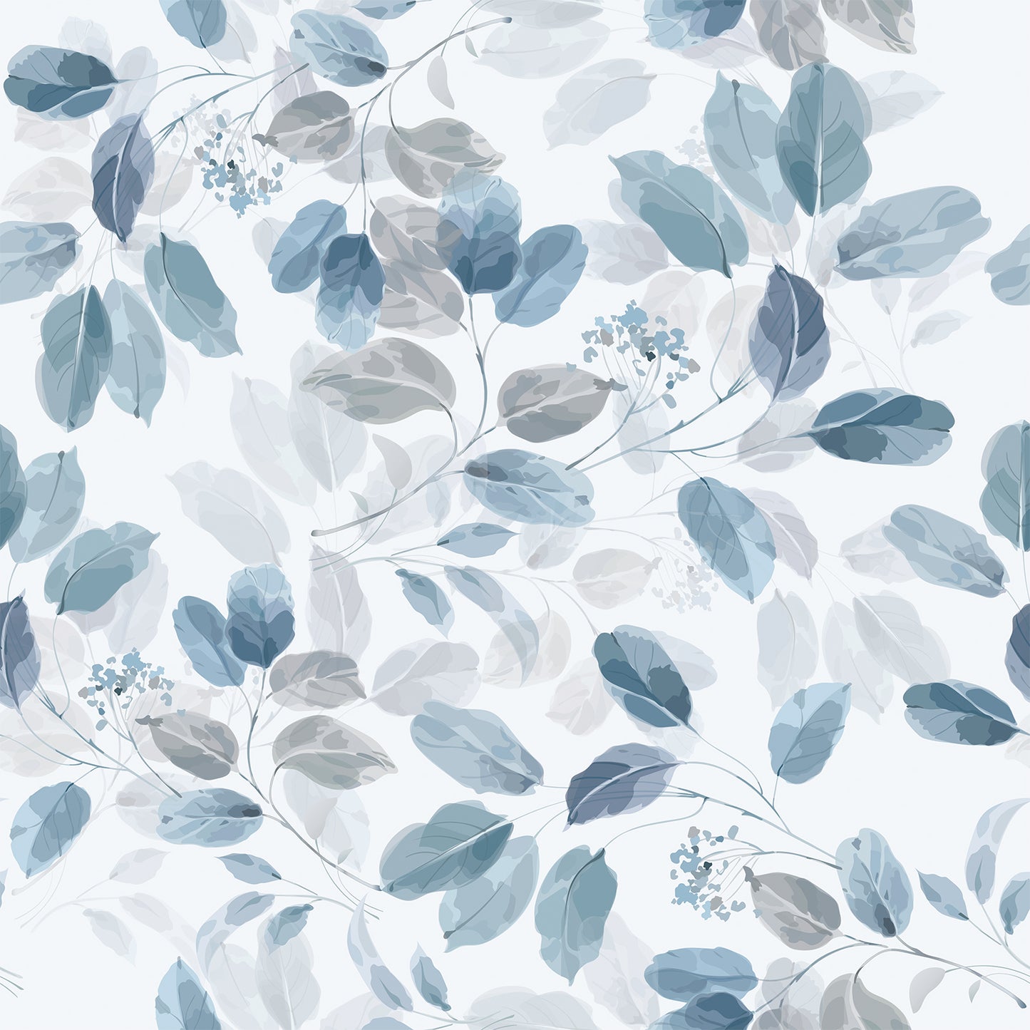 VaryPaper Boho Eucalyptus Leaf Floral Wallpaper