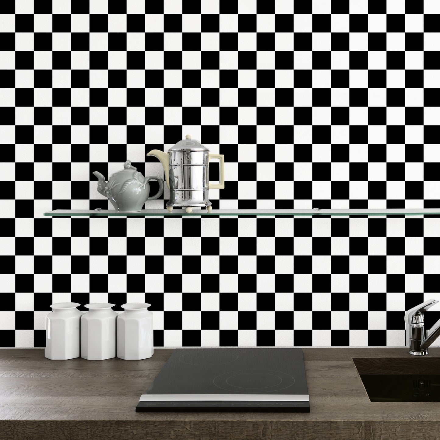 VaryPaper Thick Checkered Wallpaper