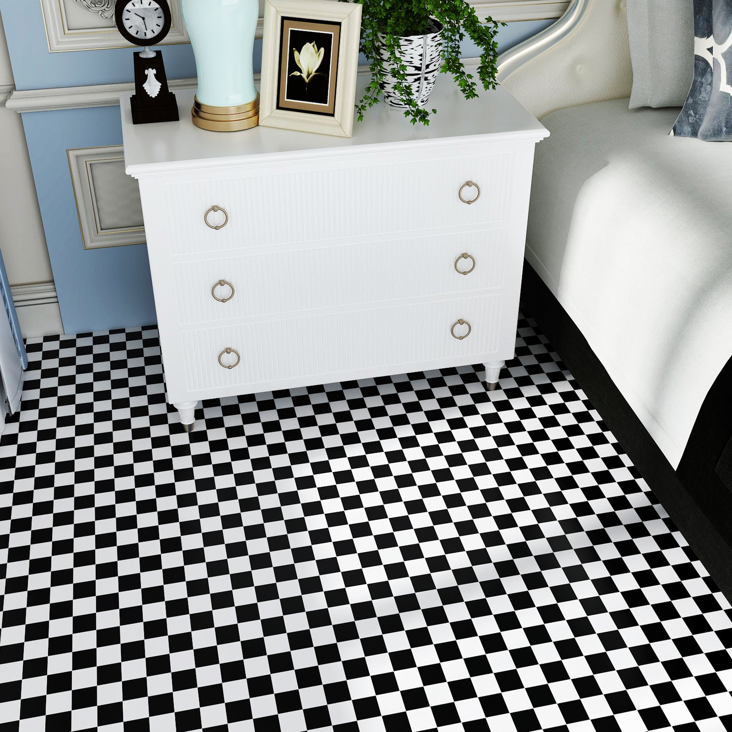 VaryPaper Thick Checkered Wallpaper