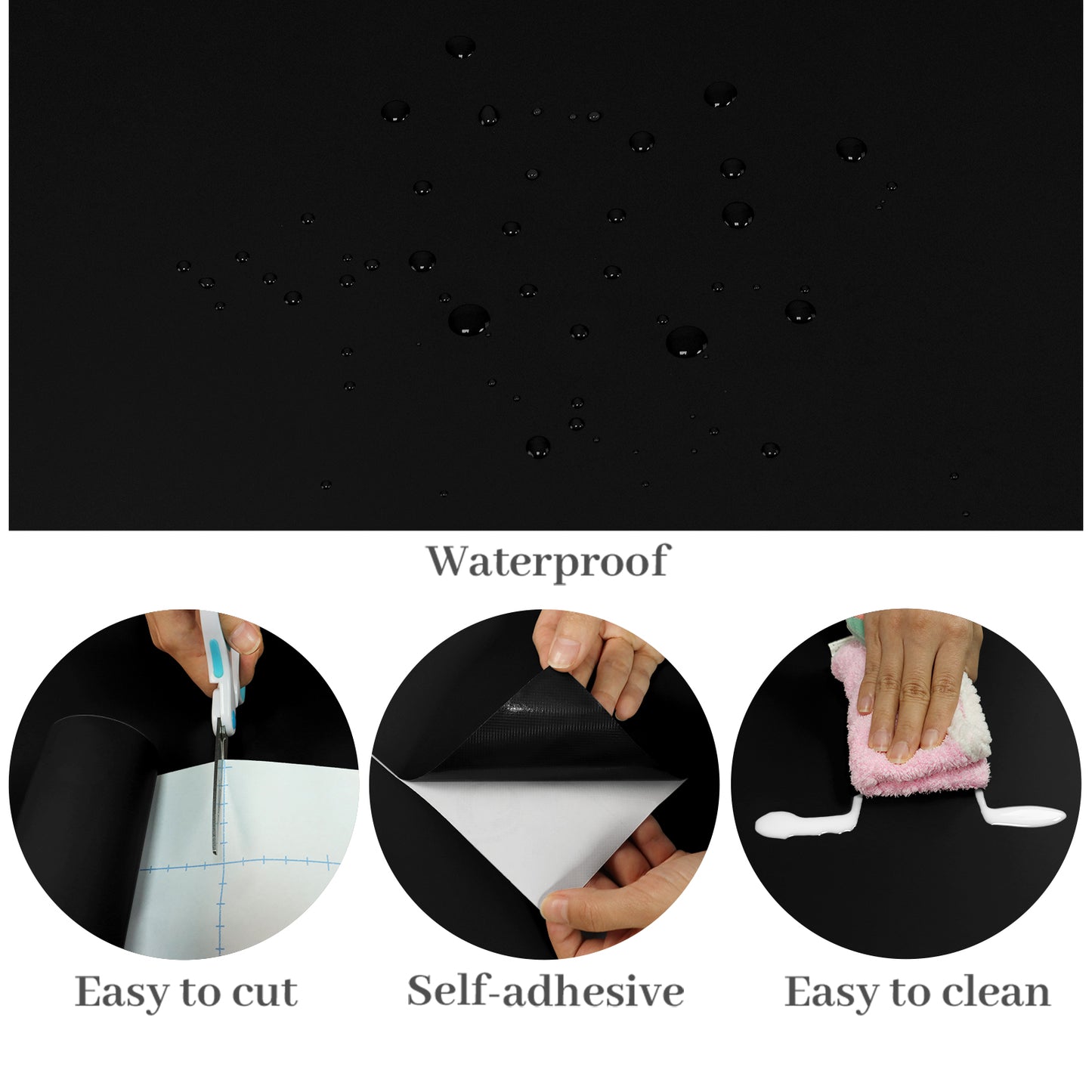 VaryPaper Thick Black Wallpaper