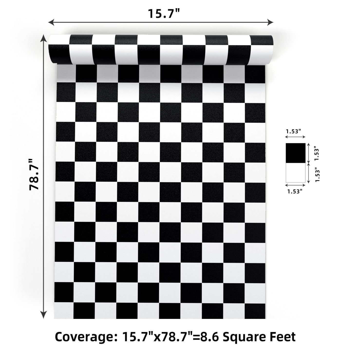 VaryPaper Thick Checkered Wallpaper