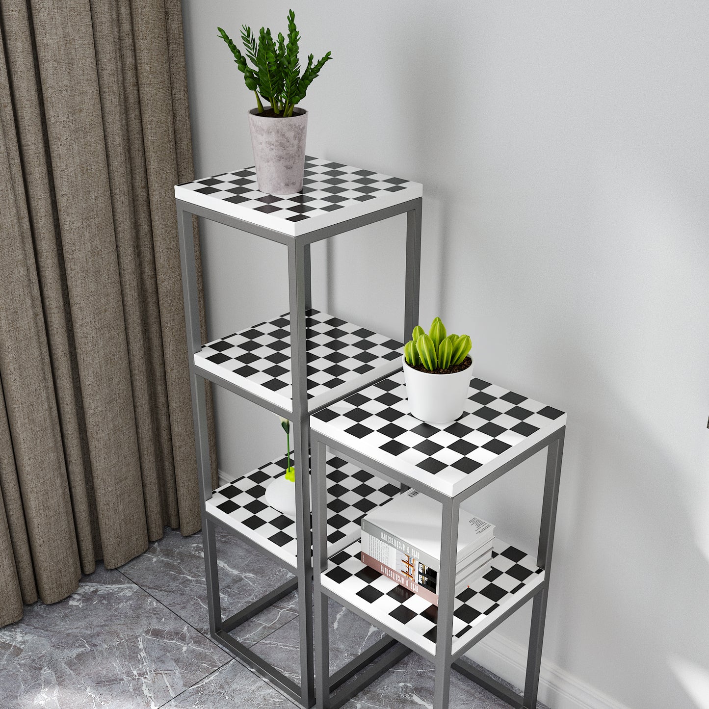 VaryPaper Thick Checkered Wallpaper