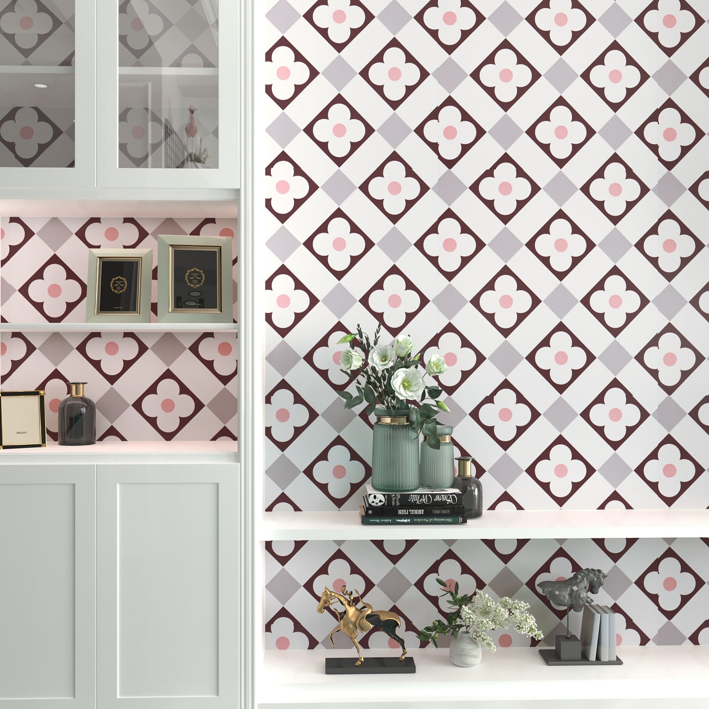VaryPaper Brown Geometric Wallpaper