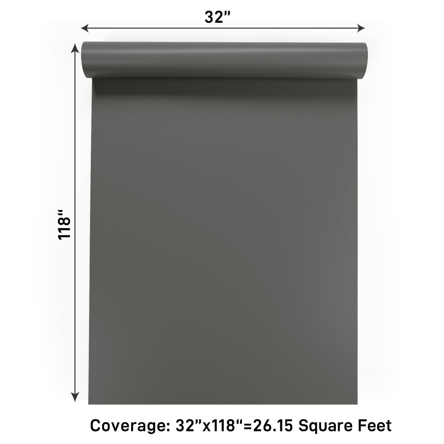 VaryPaper Matte Grey Contact Paper