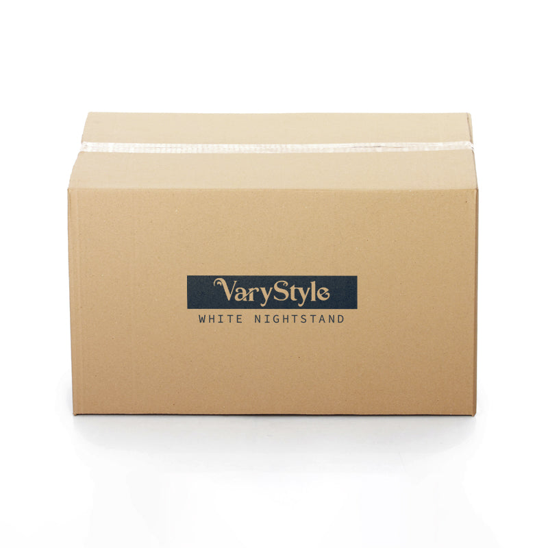VaryStyle White Nordic Style Nightstand