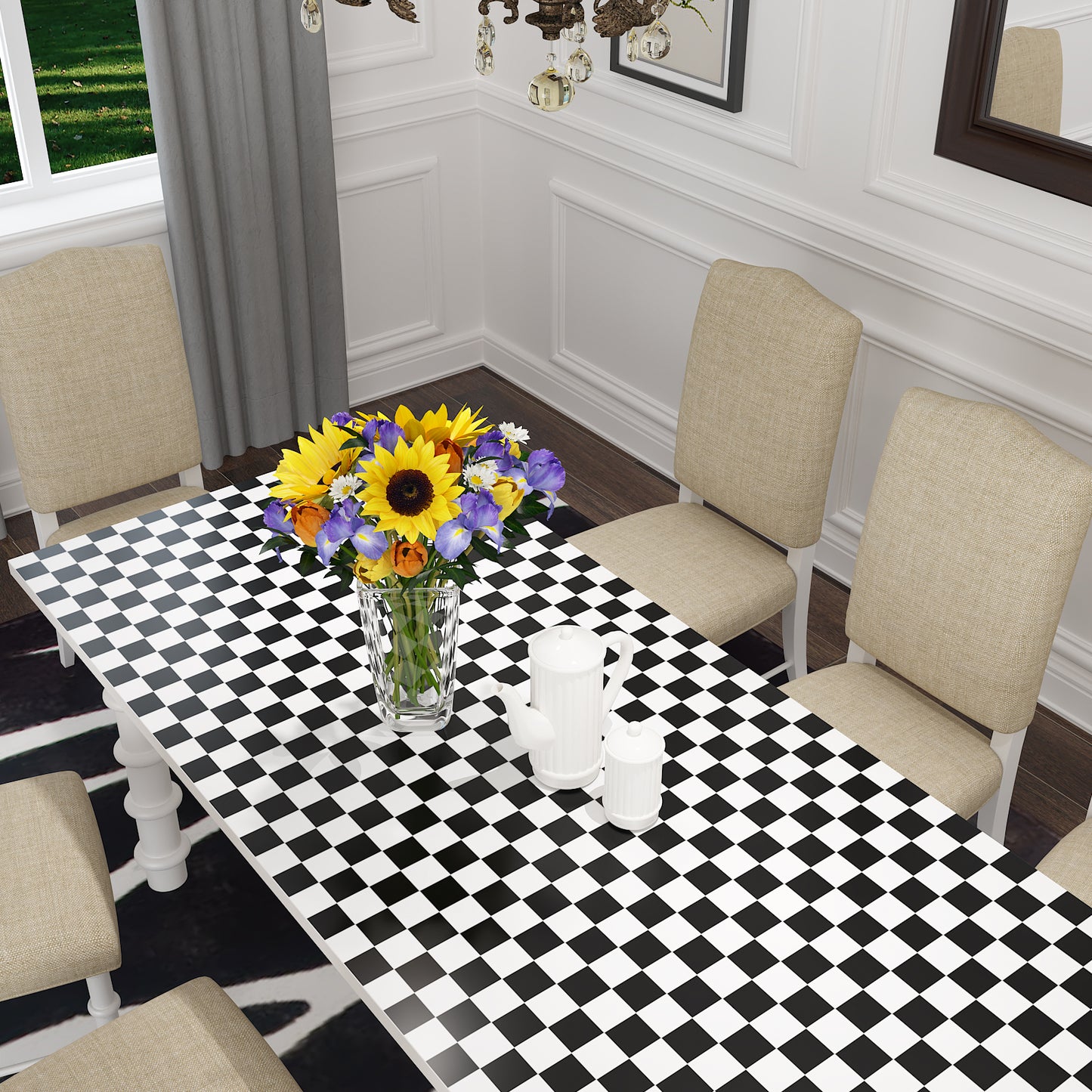 VaryPaper Thick Checkered Wallpaper