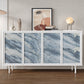 VaryPaper Glossy Blue Grey Marble Contact Paper