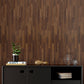 VaryPaper Dark Brown Butcher Block Wood Contact Paper