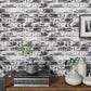 VaryPaper Grey Brick Wallpaper