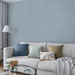 VaryPaper Grayish Blue Grasscloth Wallpaper