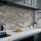 VaryPaper Matte Grey Gold Marble Contact Paper