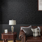 VaryPaper Black Chunky Glitter Wallpaper