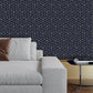 VaryPaper Navy Blue Hexagon Geometric Wallpaper