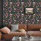 VaryPaper Dark Wildflower Floral Peel and Stick Wallpaper