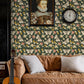 VaryPaper Dark Daisy Butterfly Peony FLoral Wallpaper