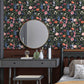 VaryPaper Dark Wildflower Floral Peel and Stick Wallpaper