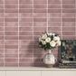 VaryPaper Pink Peel and Stick Backsplash Wall Tiles