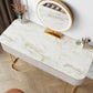 VaryPaper Matte Gold Beige Marble Contact Paper